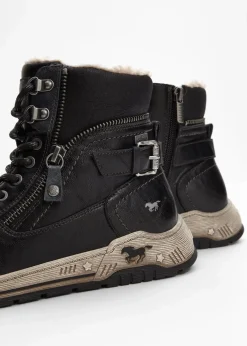 Mustang Sneaker|Gefütterte Winterschuhe^High-Top-Sneaker schwarz