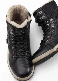 Mustang Sneaker|Gefütterte Winterschuhe^High-Top-Sneaker schwarz