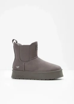 Mustang High Heels|Boots^Plateau-Boots taupe