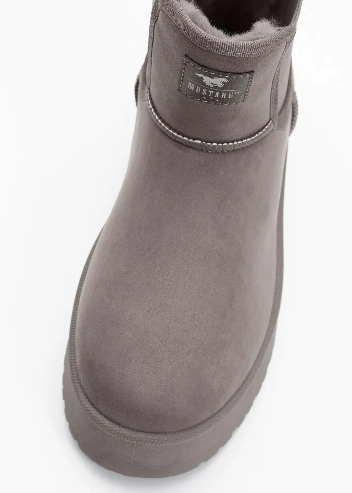 Mustang High Heels|Boots^Plateau-Boots taupe