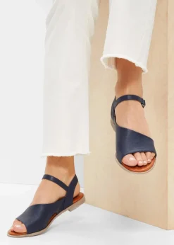 Mustang High Heels|Sommerschuhe^Sandalen dunkelblau