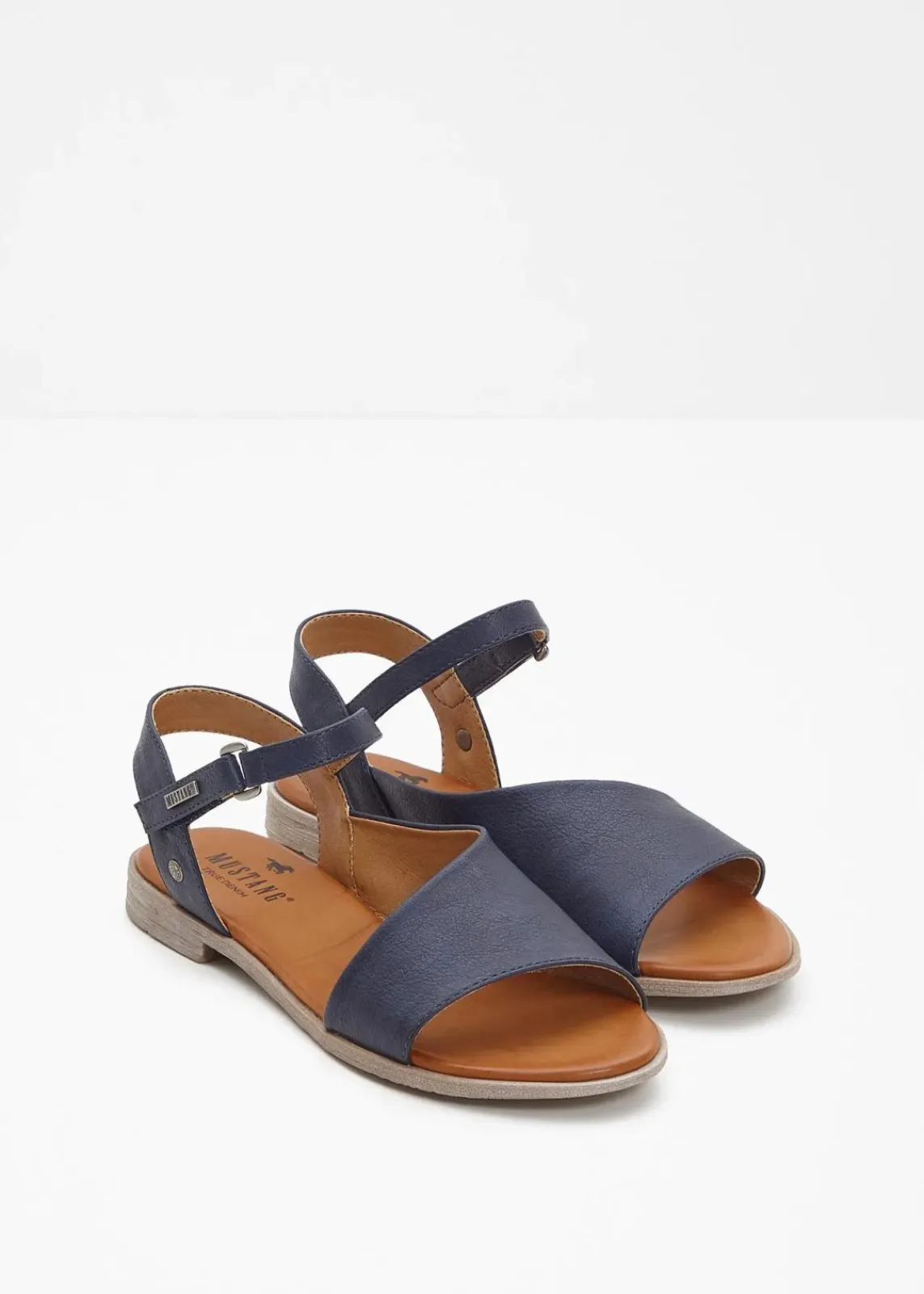 Mustang High Heels|Sommerschuhe^Sandalen dunkelblau