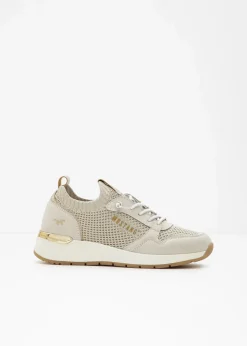 Mustang High Heels|Sneaker^Sneaker aus Soft-Material beige