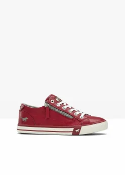 Mustang Sneaker|High Heels^Sneaker mit Reißverschluss rot