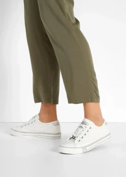 Mustang High Heels|Sneaker^Sneaker mit Spitze weiss