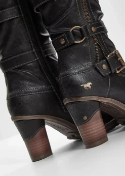 Mustang Stiefel|Gefütterte Winterschuhe^Stiefel schwarz
