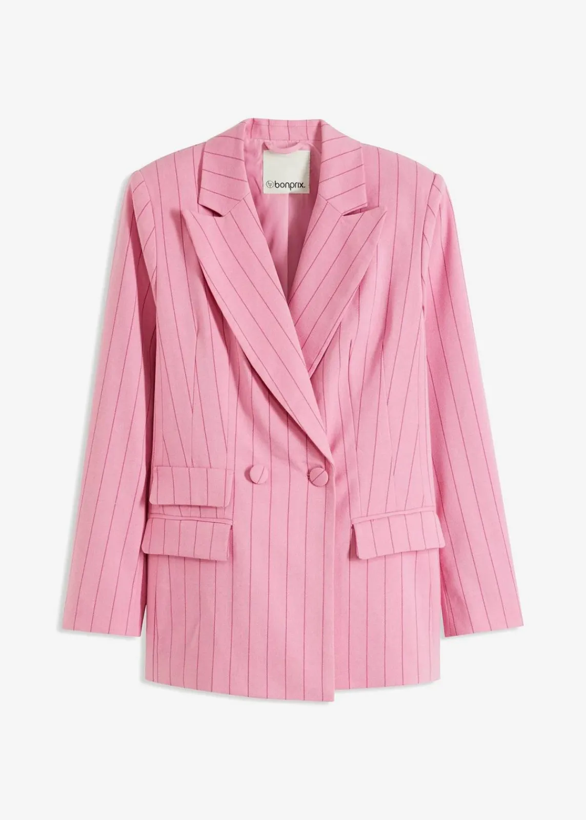 bonprix Blazer^Nadelstreifen Blazer blütenpink/hellfuchsia gestreift