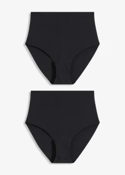 bonprix Wäsche·Shapewear|Wäsche·Höschen^Nahtloser Shape Slip Ultra Light (2er Pack) 2x schwarz