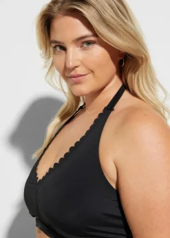 bonprix Nachhaltigere Materialien|Mix & Match^Neckholder Bikini Oberteil schwarz