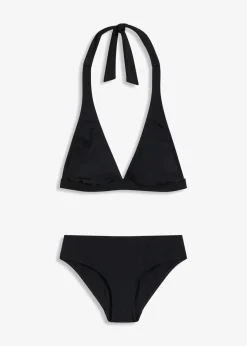 bonprix Nachhaltigere Materialien|Bikinis^Neckholder Bikini (2-tlg.Set) schwarz