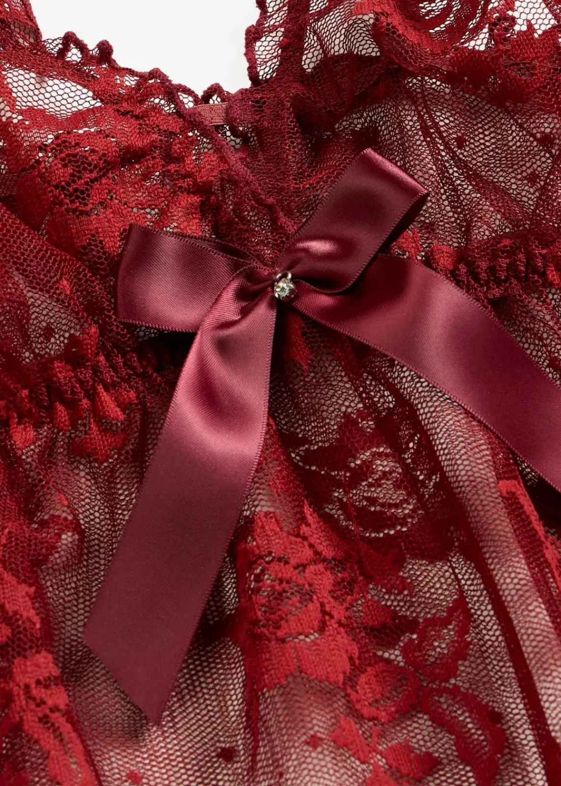 bonprix Nachtwäsche|Erotikwäsche^Negligé kastanienrot