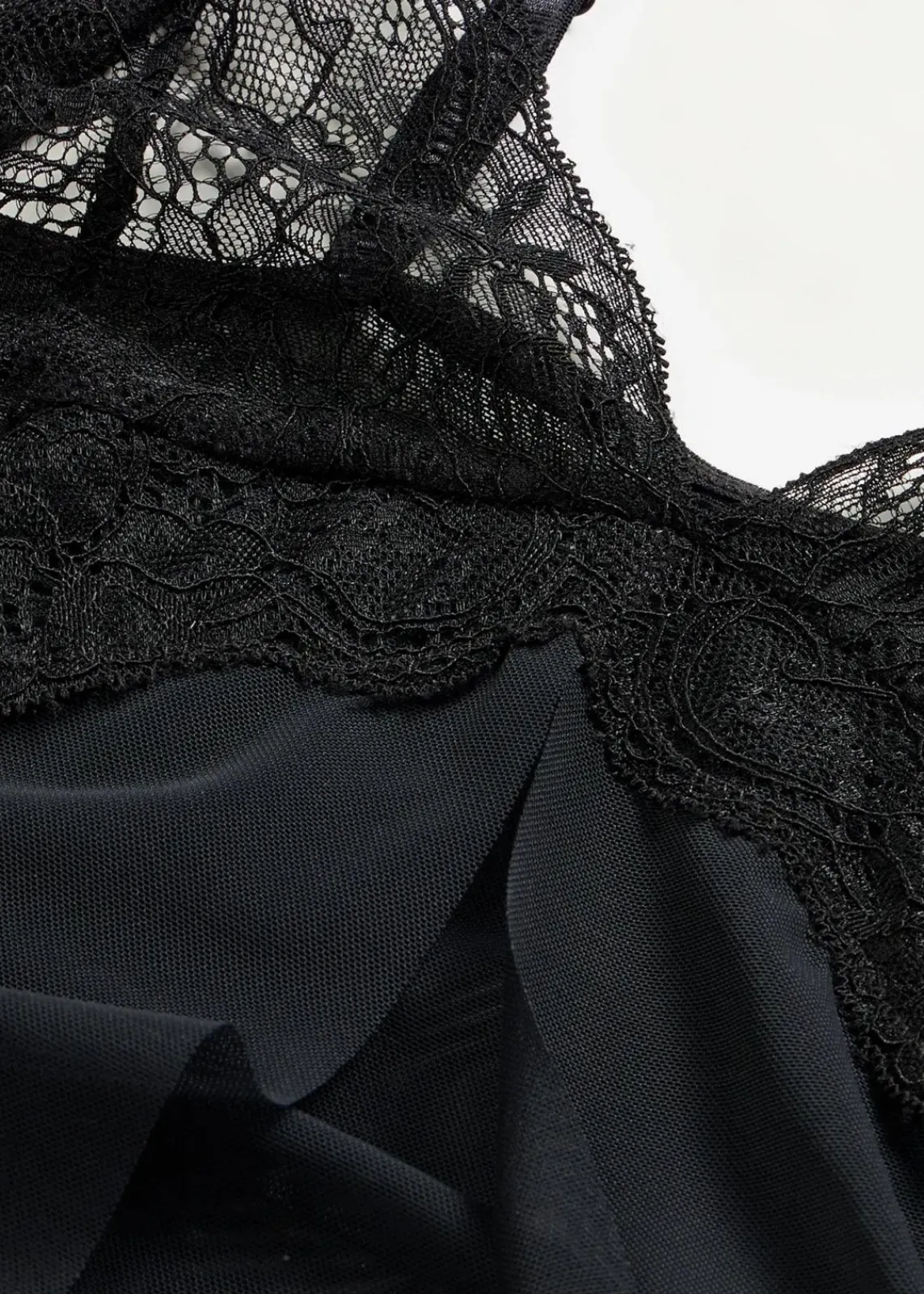 bonprix Wäsche·Corsagen & Negligés|Wäsche·Dessous^Negligé schwarz