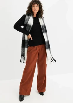 bonprix Pullover & Strickjacken|Bekleidung·Jeans^Off Shoulder Pullover schwarz