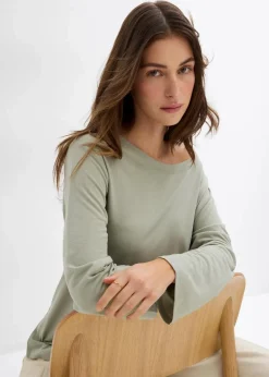 bonprix Shirts & Tops^Off-Shoulder-Shirt aus softem Modal-Mix seegras
