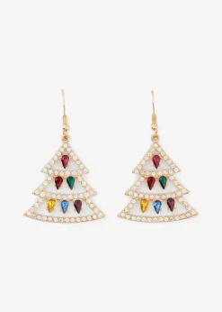 bonprix Schmuck|Schuhe & Accessoires In Spezialgrößen·Schmuck^Ohrhänger goldfarben/multi