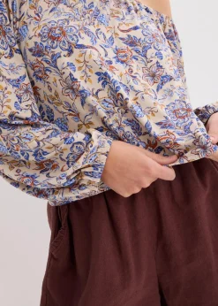 bonprix Shirts & Tops^One-Shoulder-Shirt hellsand floral
