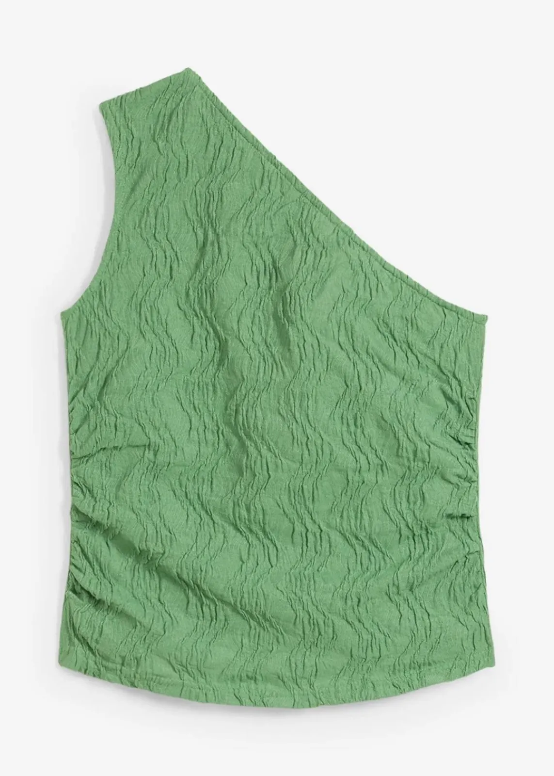bonprix Shirts & Tops^One-Shoulder-Top in Struktur Optik efeugrün
