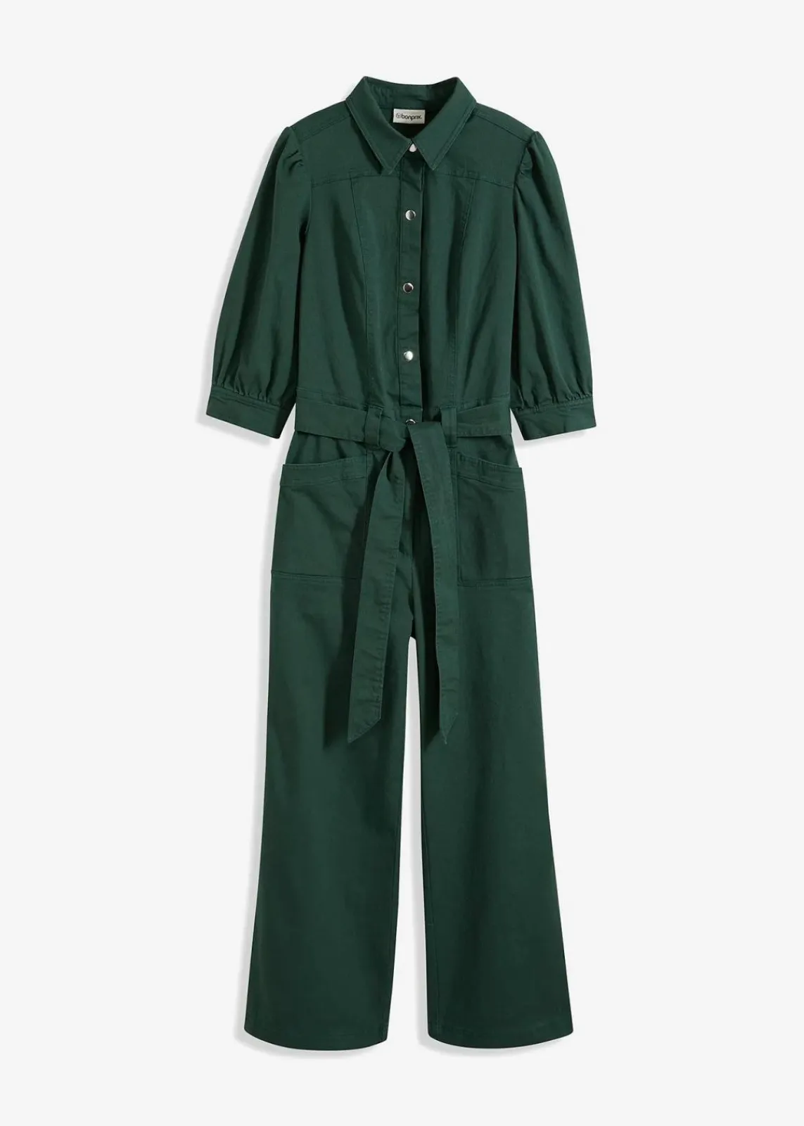 bonprix Bekleidung·Homewear|Jumpsuits^Overall aus Baumwolle schattengrün