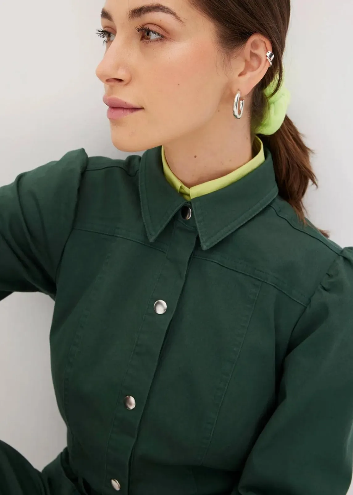 bonprix Bekleidung·Homewear|Jumpsuits^Overall aus Baumwolle schattengrün