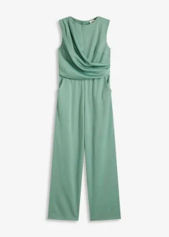 bonprix Bekleidung·Homewear|Festliche Mode^Overall aus glänzendem Satin pastellgrün