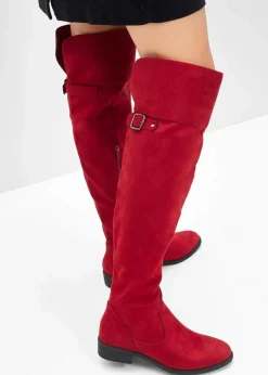 bonprix Stiefel^Overknee Stiefel dunkelrot