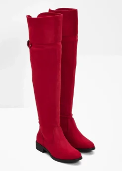 bonprix Stiefel^Overknee Stiefel dunkelrot