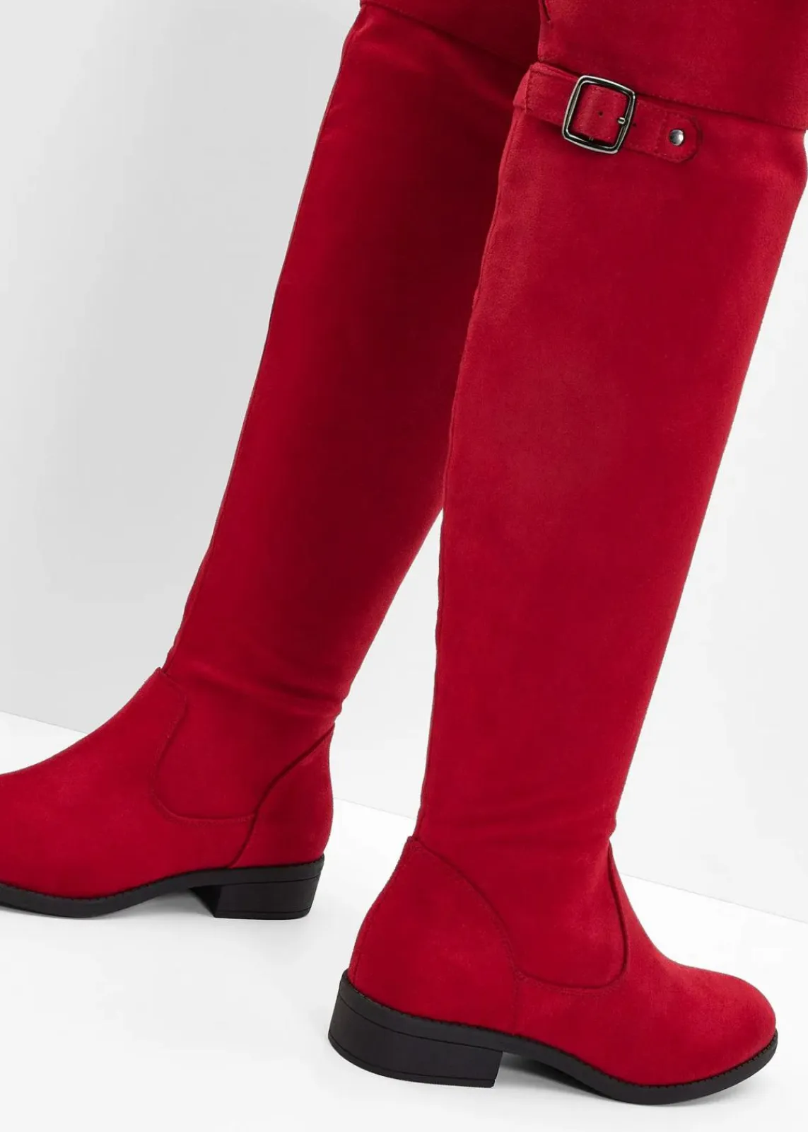 bonprix Stiefel^Overknee Stiefel dunkelrot