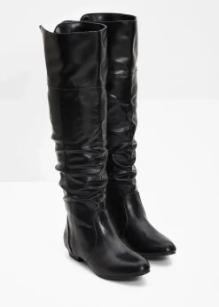 bonprix Stiefel|Schuhe & Accessoires In Spezialgrößen·Schuhe In Übergröße^Overknee Stiefel schwarz