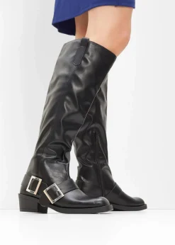 bonprix Stiefel^Overknee Stiefel schwarz