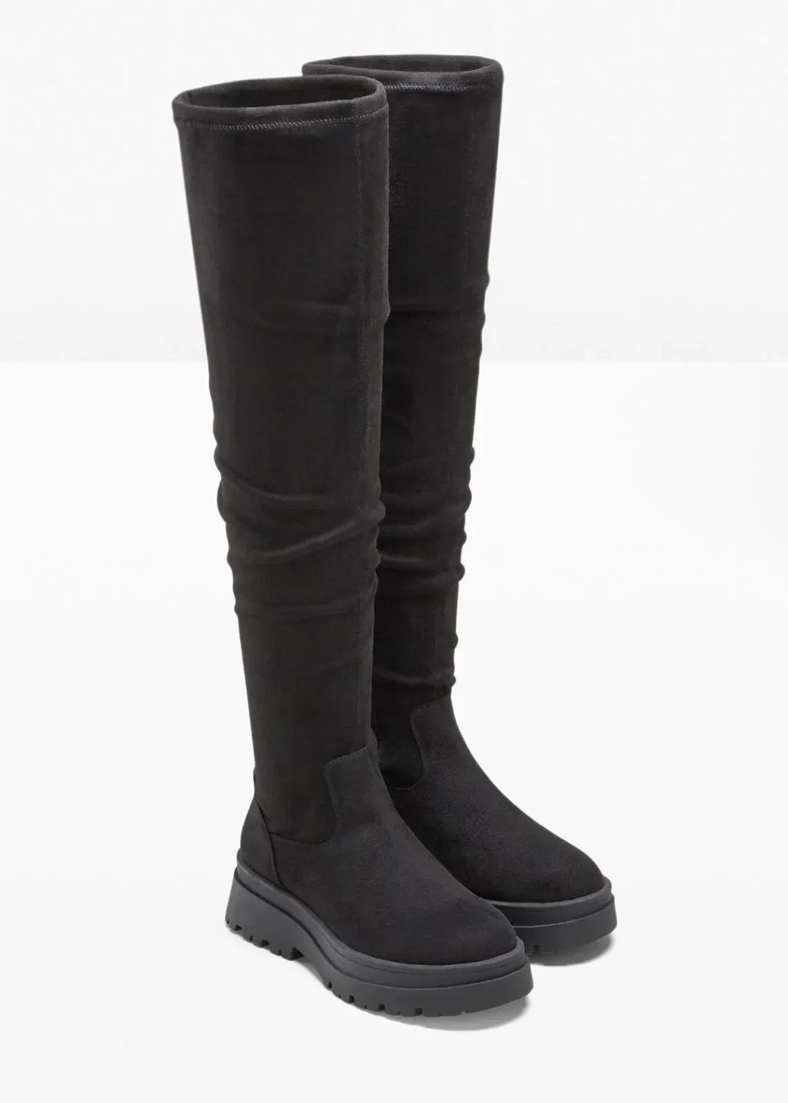 bonprix Stiefel^Overknee Stiefel schwarz