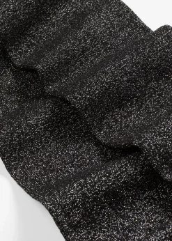 bonprix Nachhaltigere Materialien|Socken & Strumpfhosen^Overknee Strümpfe mit Lurex und Bio-Baumwolle schwarz/silber