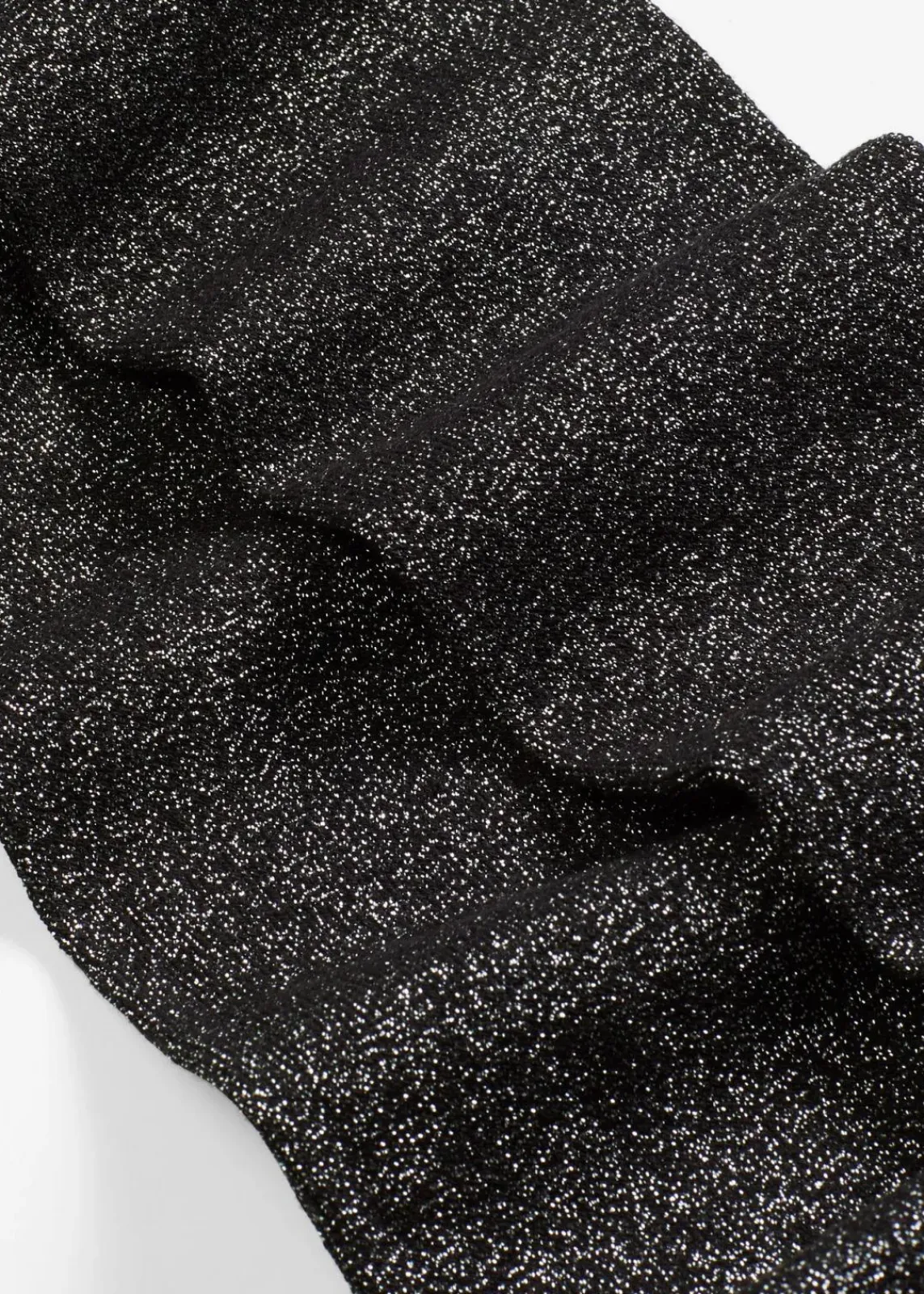 bonprix Nachhaltigere Materialien|Socken & Strumpfhosen^Overknee Strümpfe mit Lurex und Bio-Baumwolle schwarz/silber