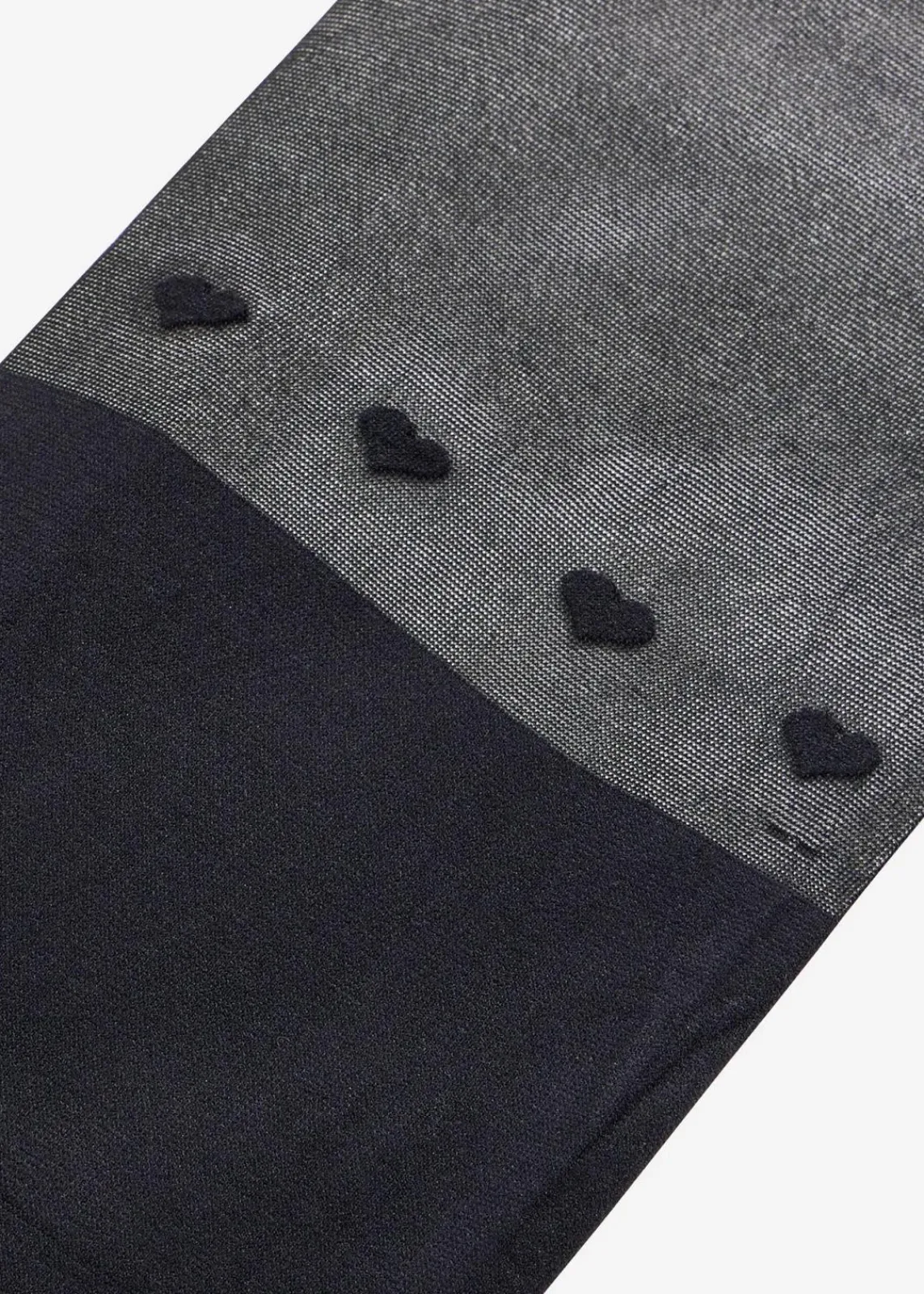 bonprix Wäsche·Socken & Strumpfhosen|Nachhaltigere Materialien^Overknee Strumpfhose mit Herzchen 60 DEN schwarz