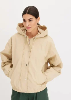 bonprix Jacken & Mäntel|Bekleidung·Hosen^Oversize Blouson grünbeige