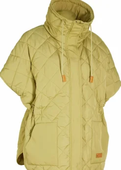 bonprix Nachhaltigere Materialien|Jacken & Mäntel^Oversize Funktions-Steppweste, wasserabweisend goldoliv