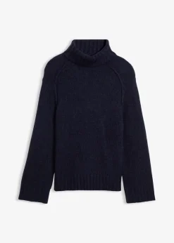 bonprix Bekleidung·Umstandsmode|Strickmode^Oversize Grobstrickpullover dunkelblau