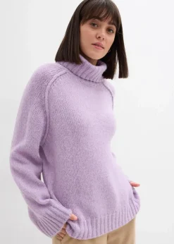bonprix Bekleidung·Jeans|Pullover & Strickjacken^Oversize Grobstrickpullover zartflieder
