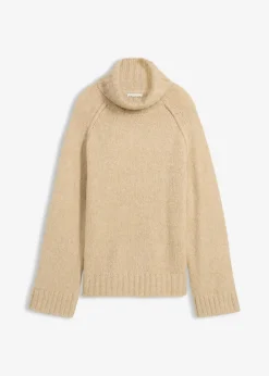 bonprix Bekleidung·Umstandsmode|Strickmode^Oversize Grobstrickpullover hellsand