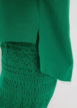 bonprix Bekleidung·Jacken & Mäntel|Blusen & Tuniken^Oversize Hemdbluse edelsteingrün
