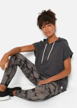 bonprix Bekleidung·Sweat|Bekleidung·Blusen & Tuniken^Oversize Hoodie anthrazit meliert