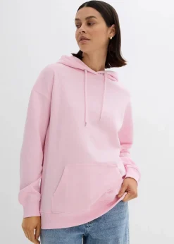 bonprix Bekleidung·Röcke|Bekleidung·Blusen & Tuniken^Oversize Hoodie kristallrosa