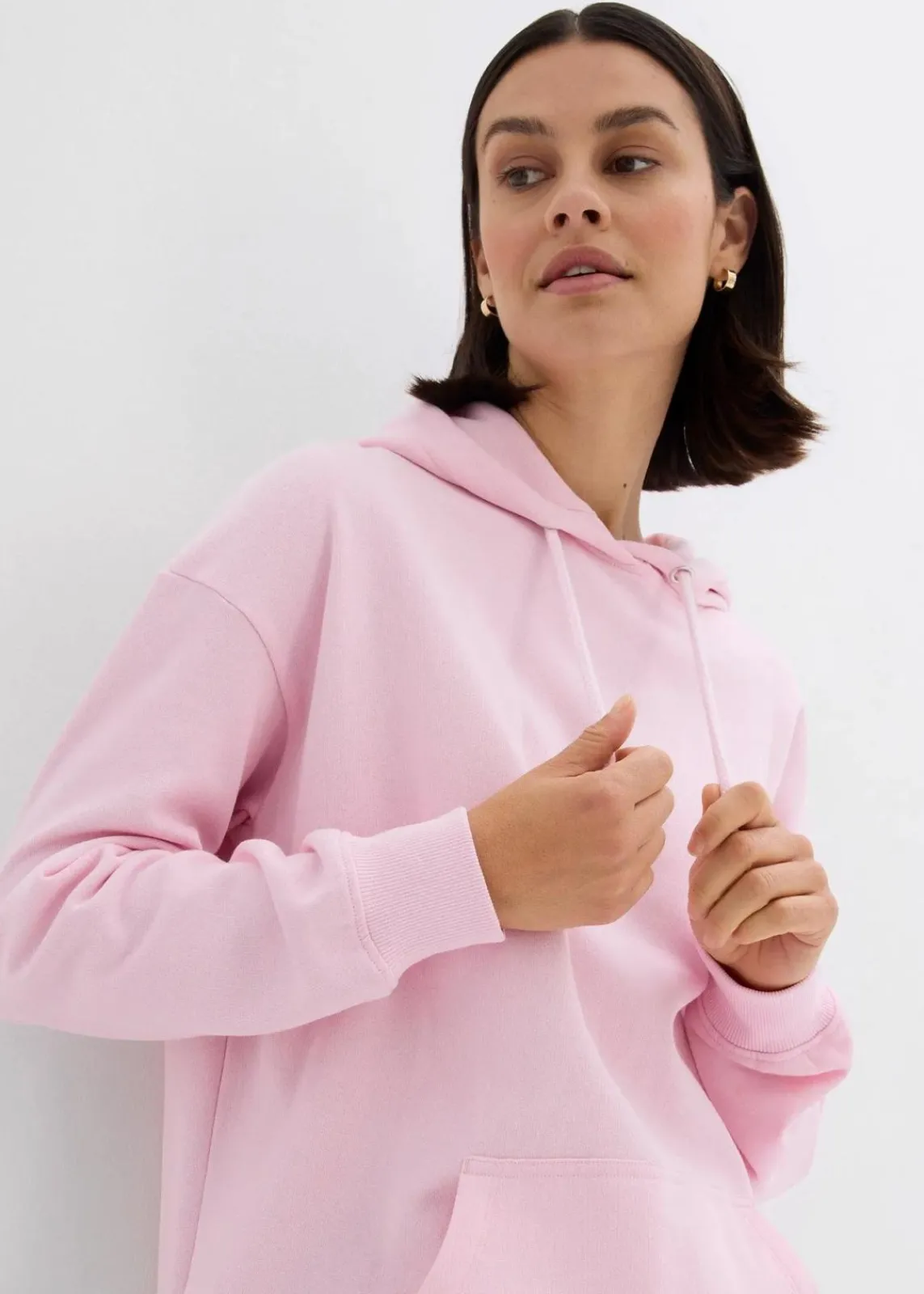 bonprix Bekleidung·Röcke|Bekleidung·Blusen & Tuniken^Oversize Hoodie kristallrosa