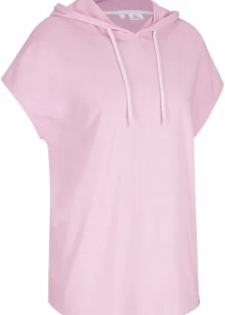 bonprix Sweat|Sportbekleidung^Oversize Hoodie puderflieder meliert