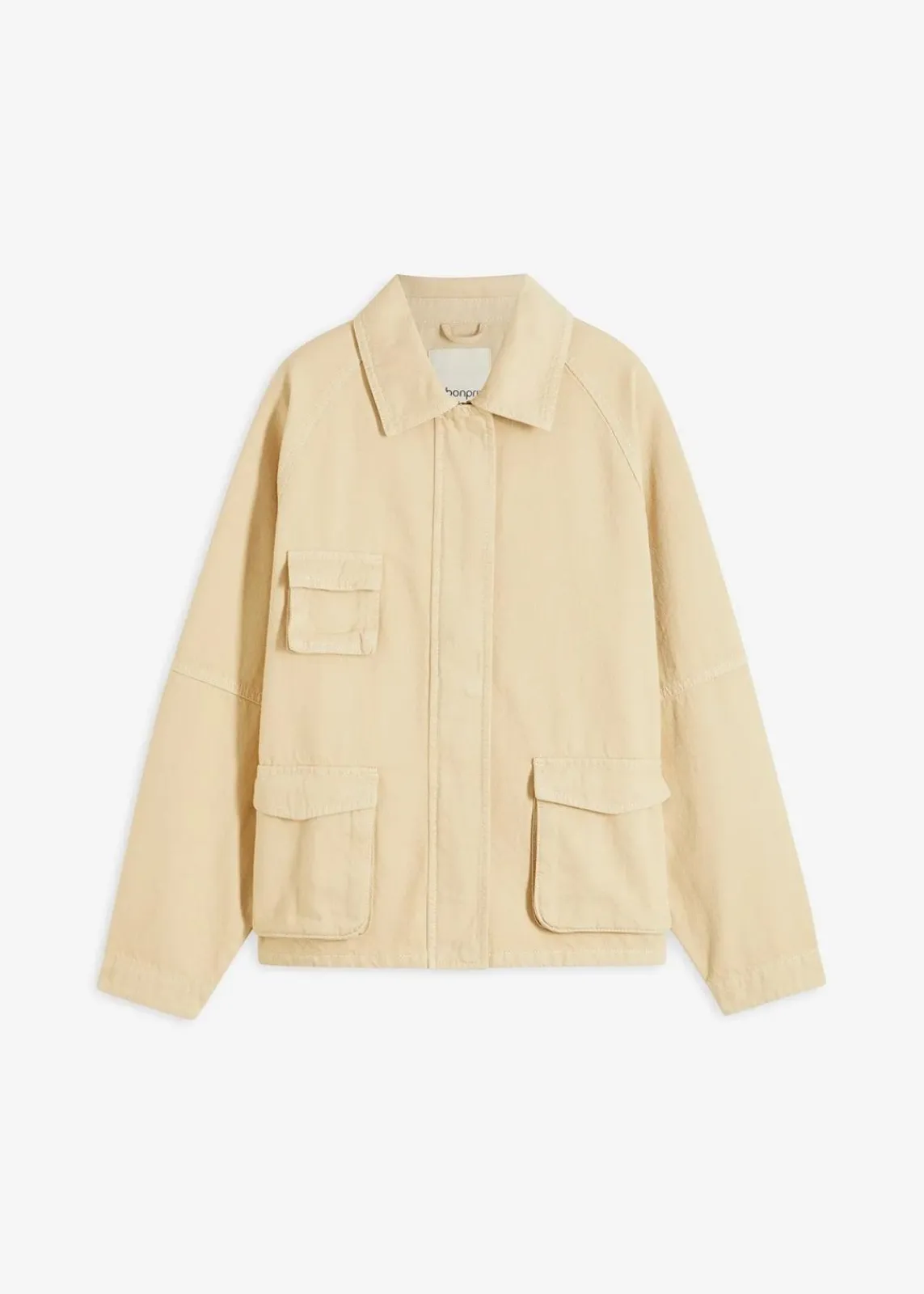 bonprix Bekleidung·Hosen|Jacken & Mäntel^Oversize Jacke beige