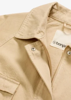 bonprix Bekleidung·Hosen|Jacken & Mäntel^Oversize Jacke beige