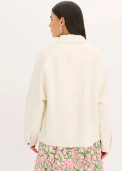 bonprix Jacken & Mäntel|Bekleidung·Hosen^Oversize Jacke natur