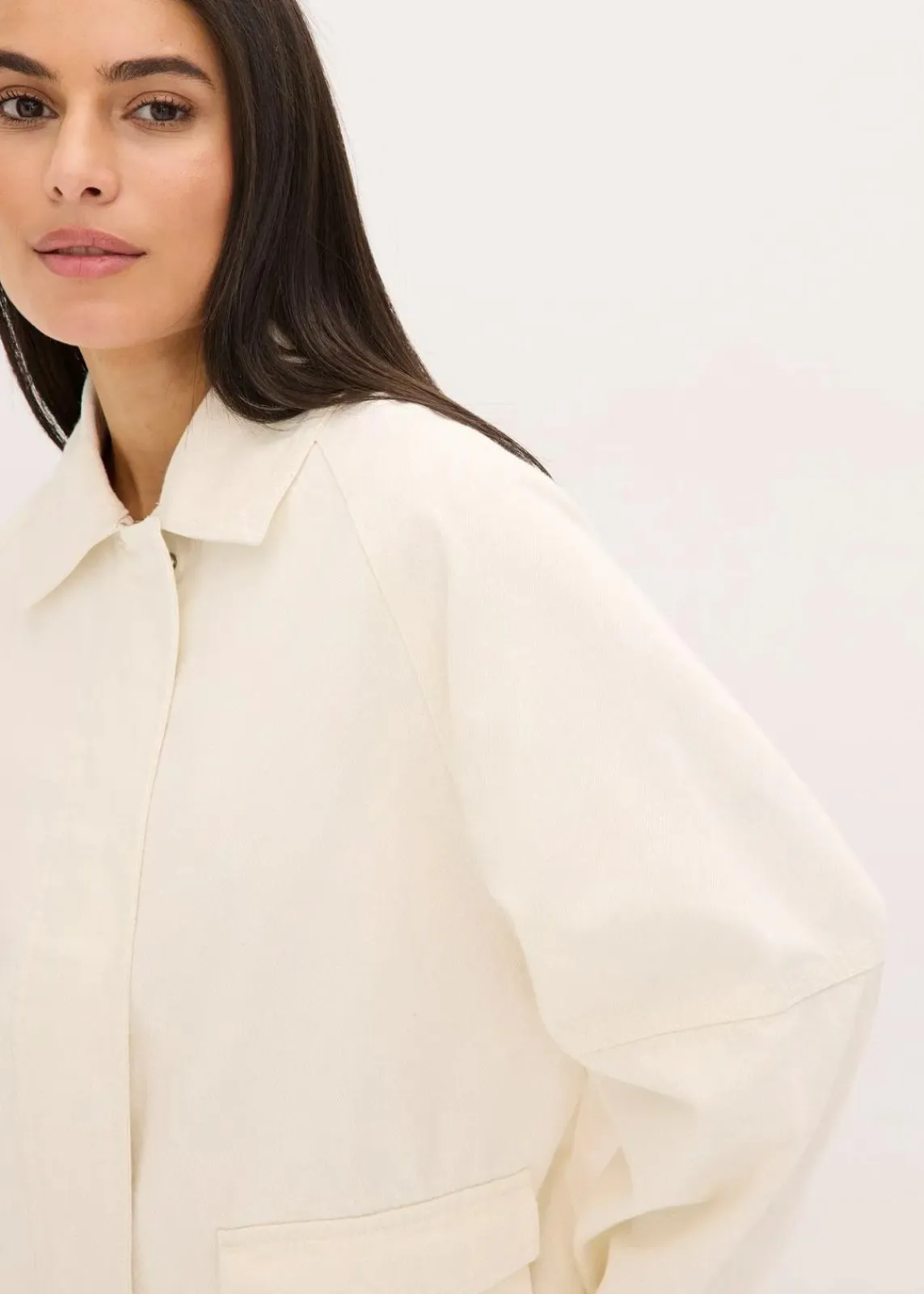 bonprix Jacken & Mäntel|Bekleidung·Hosen^Oversize Jacke natur