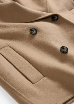bonprix Bekleidung·Hosen|Jacken & Mäntel^Oversize Jacke aus weichem Woll-Mix khakibeige