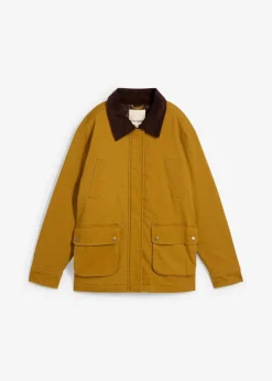 bonprix Jacken & Mäntel^Oversize Parka goldbraun/dunkelbraun
