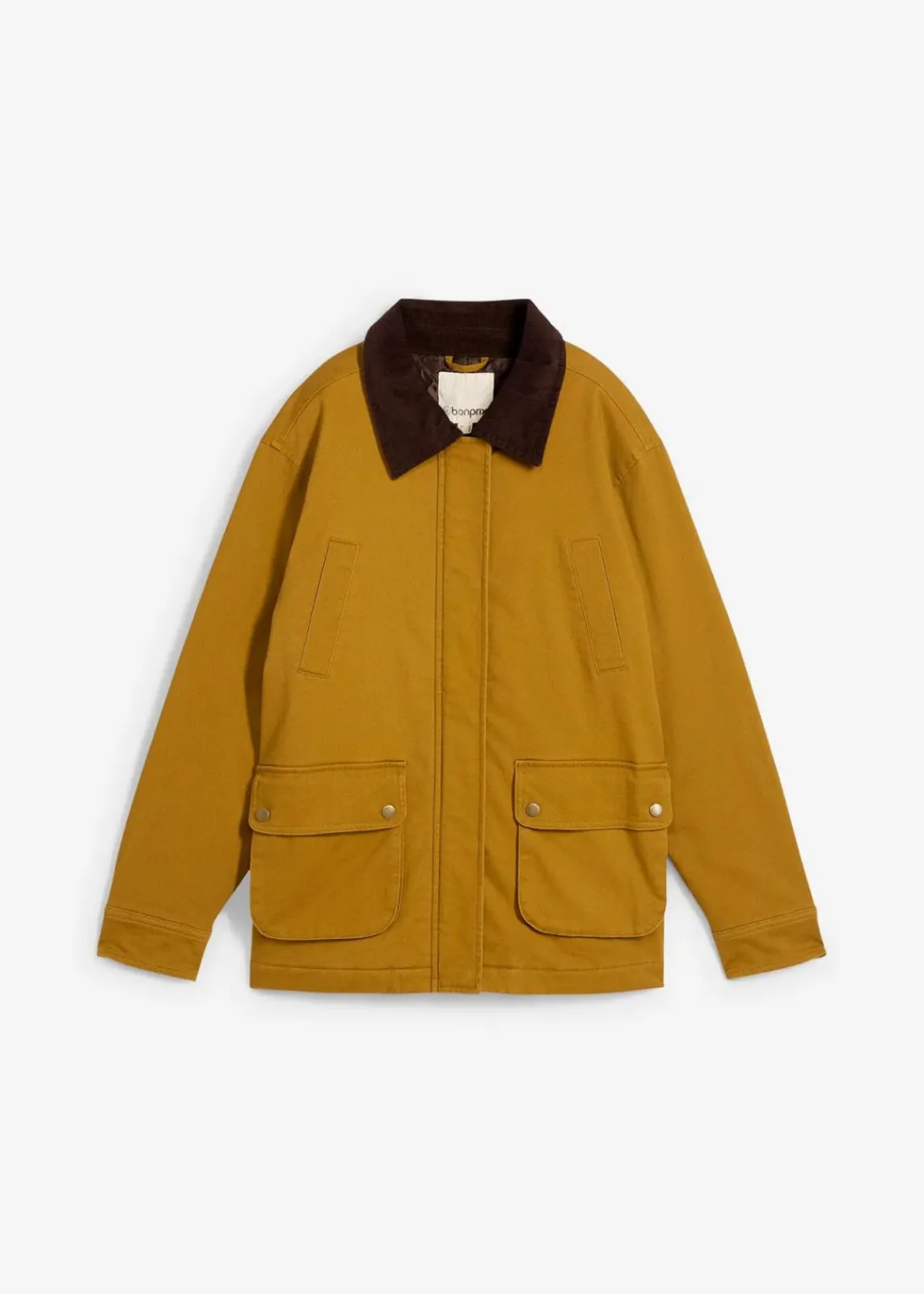 bonprix Jacken & Mäntel^Oversize Parka goldbraun/dunkelbraun